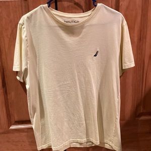 Nautica T-shirt, Light Yellow, No rips, stains or tears